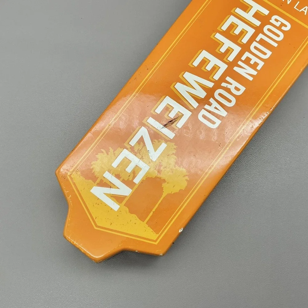 Golden Road Brewing Hefeweizen Beer Tap Handle Orange Made In LA Draft Bar
